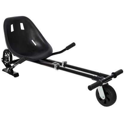 Hoverboard Seat Attachment Go-Kart,Fits 6.5" 8"10" Hoverboards, Heavy Duty Dual Pole & Dual Shock Absorber,Sturdy Adjustable Off-Road Frame,Hover Cart for Family Fun,not include Hoverboard,Black image 7