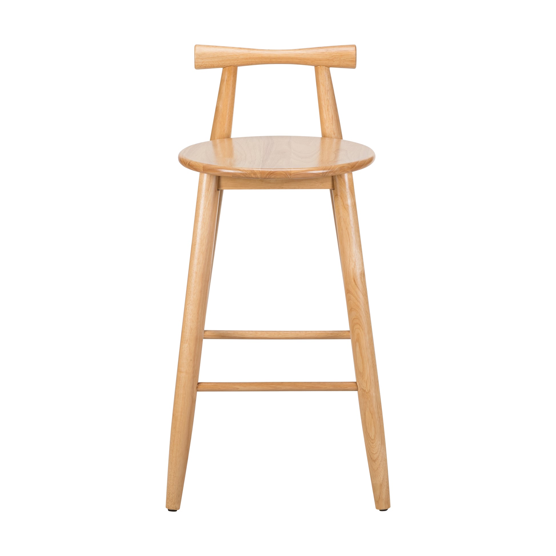 Grove Indoor Rubberwood Barstool, Natural Finished, Set of 2 image 5