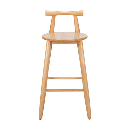 Grove Indoor Rubberwood Barstool, Natural Finished, Set of 2 image 5