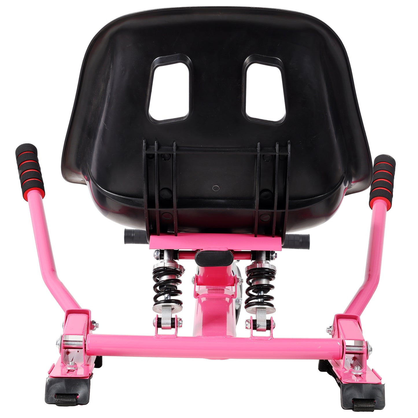 Hoverboard Seat Attachment Go-Kart,Fits 6.5" 8"10" Hoverboards, Heavy Duty Dual Shock Absorber,Sturdy Adjustable Off-Road Frame,Hover Cart for Family Fun,not include Hoverboard,Pink image 8