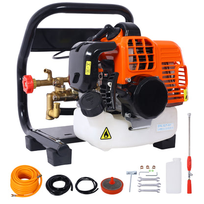33CC Portable Garden Spraying Machine, 2-Stroke 1.5HP Gas Powered Agricultural Mist Duster Back,Gas Powered Sprayer, Agricultural Equipment image 1