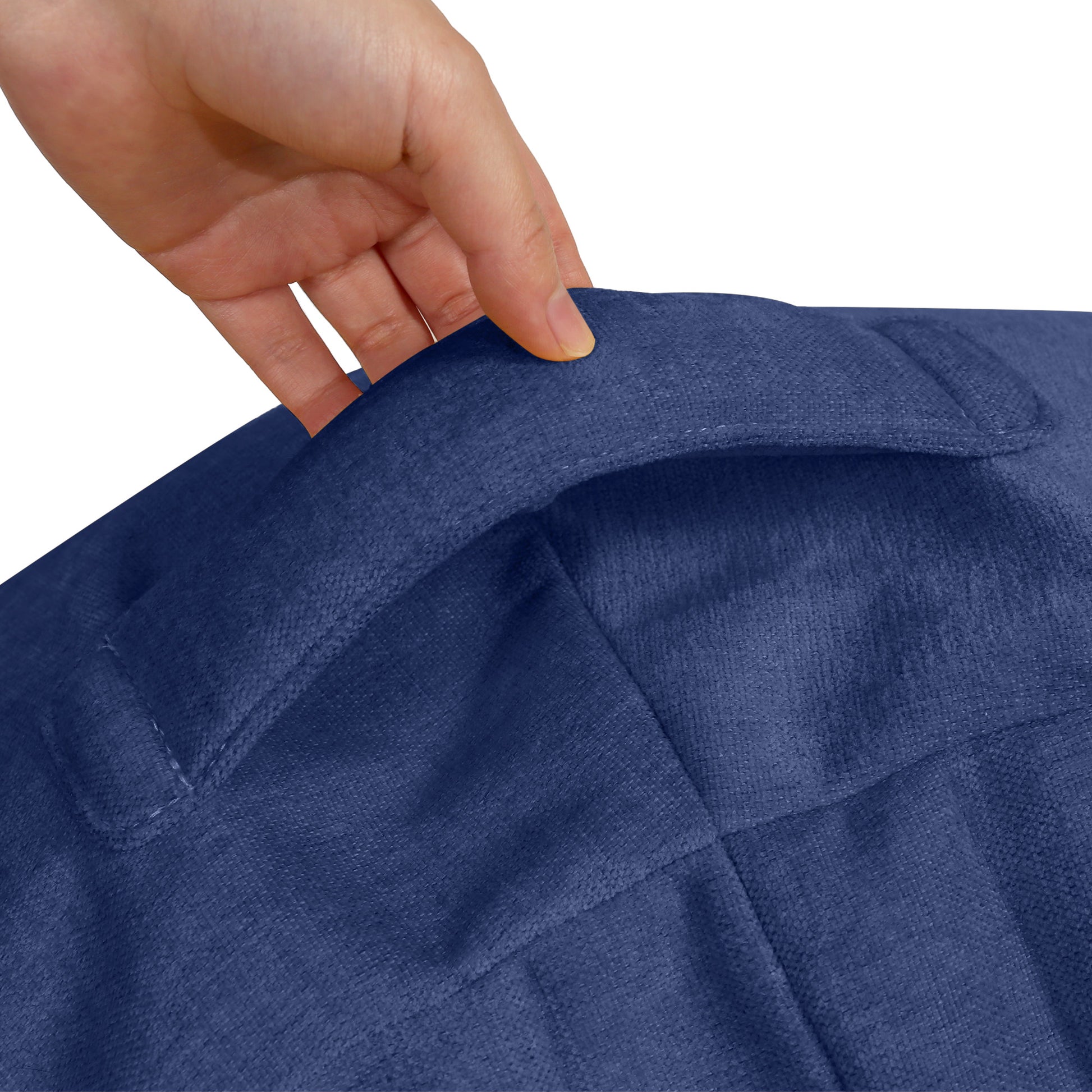2.5FT Bean Bag Chair for Teens & Youth, Velvet Cartoon & Chenille Fabric Beanbag Chair with High-Density Foam Filled, Soft Comfy Bean Bag Sofa for Playroom, Bedroom, Living Room image 2