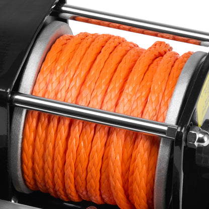 Electric Winch ATV UTV 3500 lb Synthetic Rope Waterproof Wired Control image 4