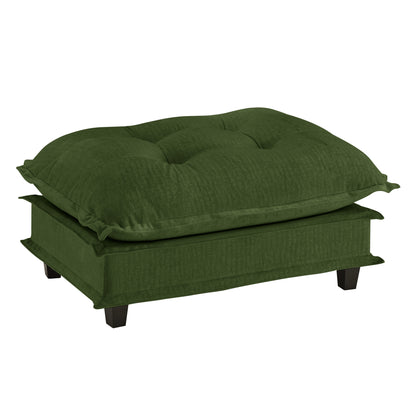 73 Ottoman Chenille- Green image 1