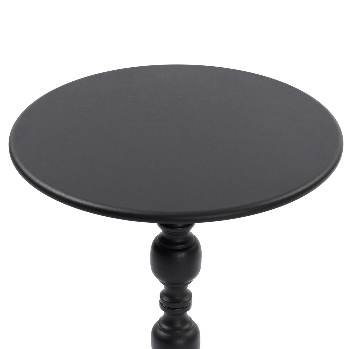 Vintage Metal Coffee Table End Table Round Side Table for Sofa Bedside Nightstand - Detail of Base