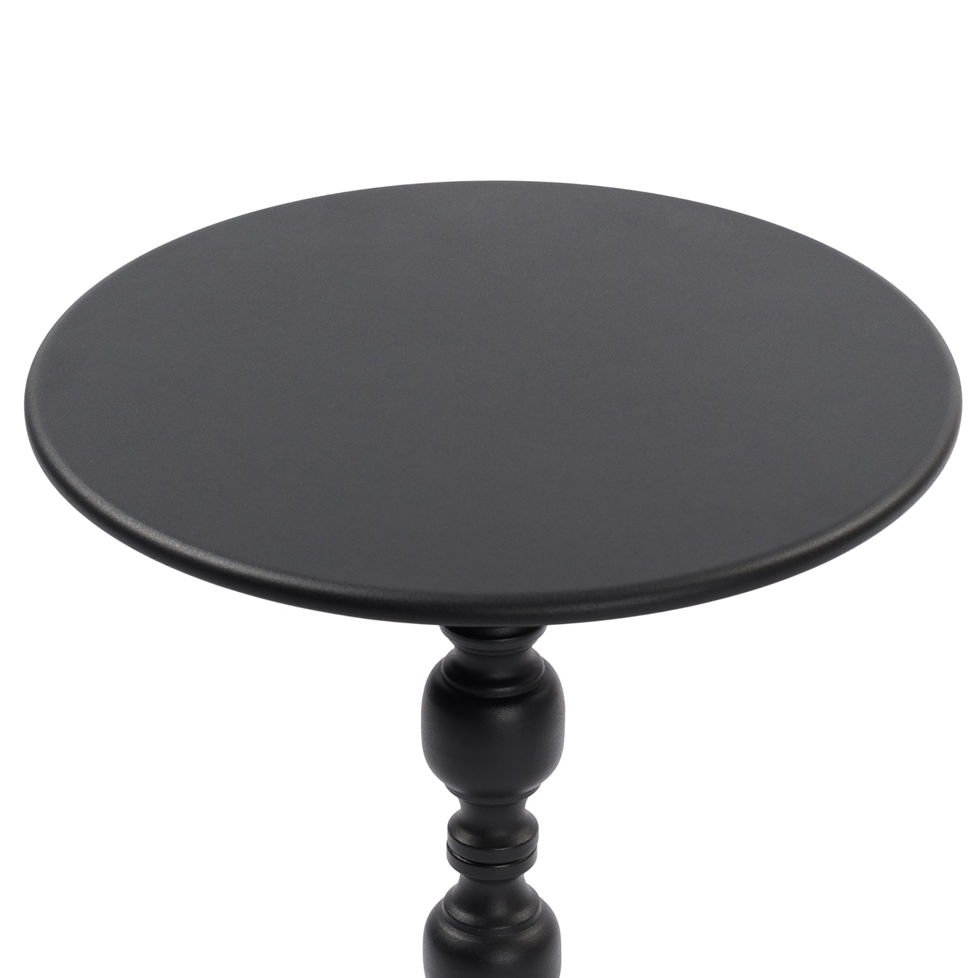 Vintage Metal Coffee Table End Table Round Side Table for Sofa Bedside Nightstand - Detail of Base
