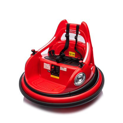 12V ride on bumper car for kids,electric car for kids,1.5-5 Years Old,W/Remote Control, LED Lights, Bluetooth & 360 Degree Spin, Vehicle body with anti-collision padding
Five-point Safety Belt,2wd image 8