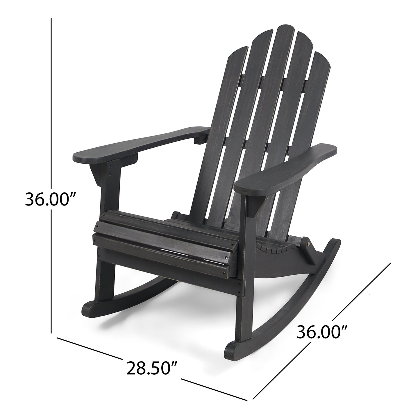 HOLLYWOOD ADIRONDACK ROCKING CHAIR image 6