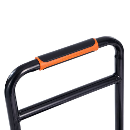 Aluminum Hand Truck, 2 in 1, 300 lbs Load Capacity, Heavy Duty Industrial Convertible Folding Hand Truck and Dolly, Utility Cart Converts from Hand Truck to Platform Cart with Rubber Wheels image 9