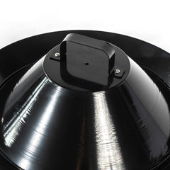 19" Propane Gas Fire Pit Table, 50000 BTU Round Steel Fire Pit for Outside Patio Deck Garden Backyard-Black