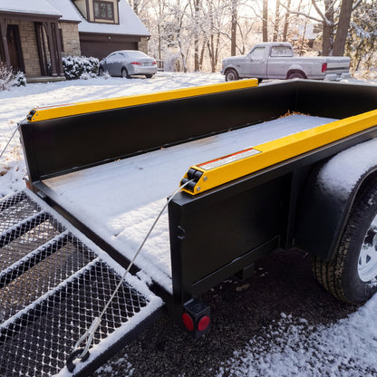 Tailgate Utility Trailer Gate Liftgate Ramp Lift 2 Sided Lift Assist System Fit for Open Utility Trailers Tailgate and Ramp New Upgrades, Yellow image 10