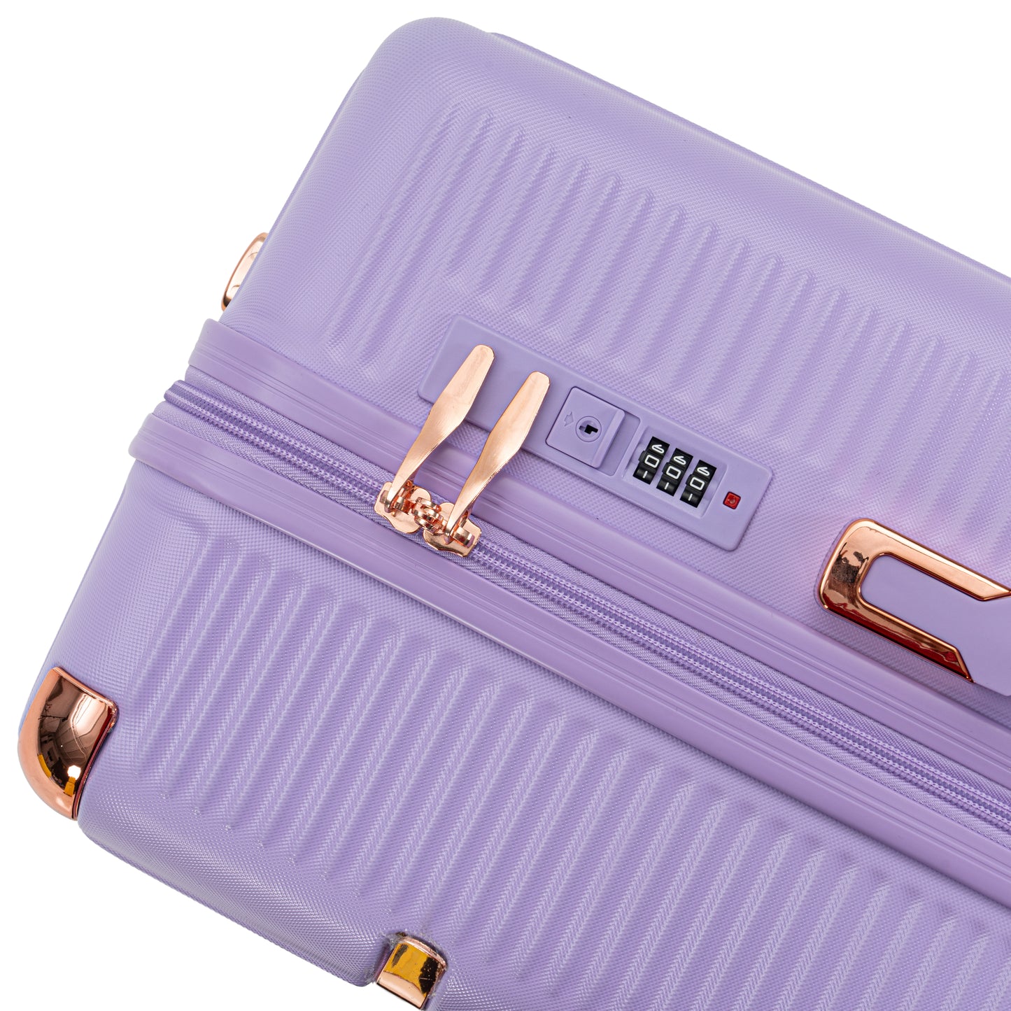 4-piece hard luggage, 360 ° dual rotating four-wheel luggage, password lock, lightweight universal wheel luggage, portable luggage. image 7