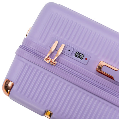 4-piece hard luggage, 360 ° dual rotating four-wheel luggage, password lock, lightweight universal wheel luggage, portable luggage. image 7