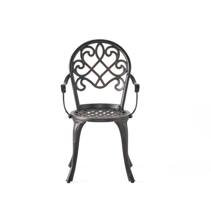 CAMDEN 3PC CAST BISTRO SET W ICE BUCKET image 7