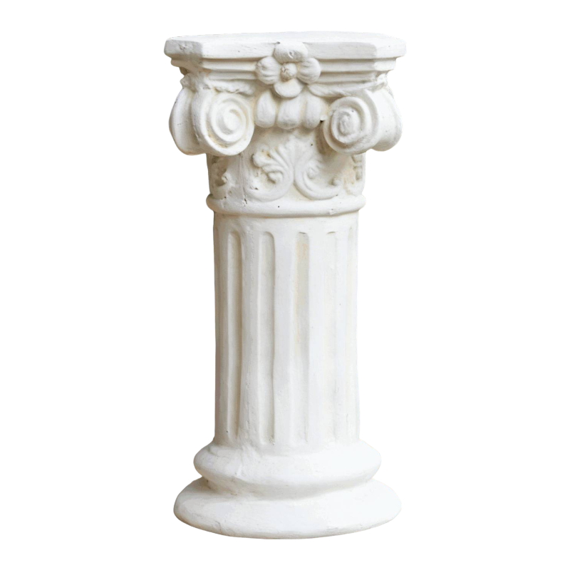 Garden Decorative Column, 15"Retro Elegant White Ancient Greek Style Roman Column, Suitable for Garden Decoration, Suitable for Weddings And Dining Tables, Multifunctional Indoor/outdoor Use, Perfect image 7