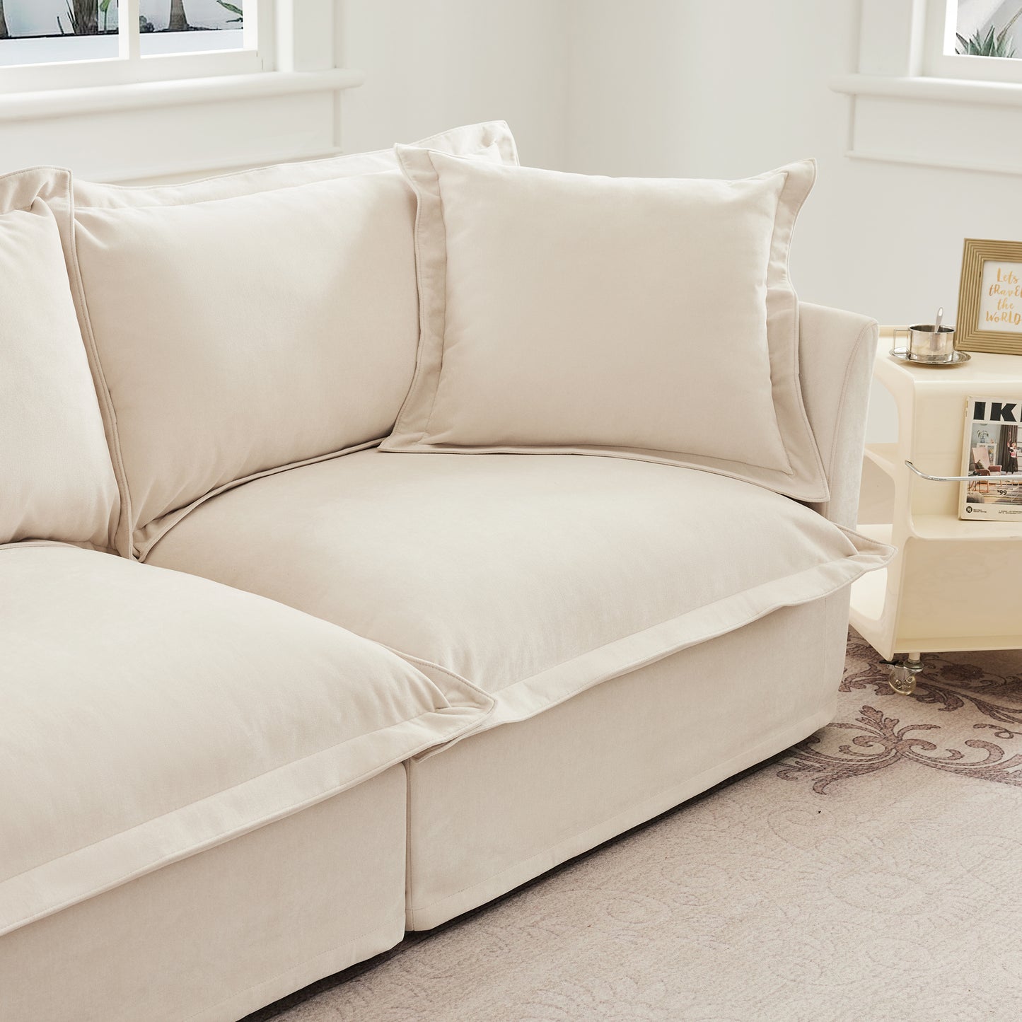 Koala sofa RSF W/1 Pillow -Cream image 3