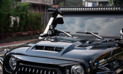 Space-Capsule Style Hood/Heat Dispersion Hood Compatible with 2018-2026 Jeep Wrangler JL JLU & 2020-2026 Gladiator JT Replacement Hood(Not for Mojave&392 Model) image 7