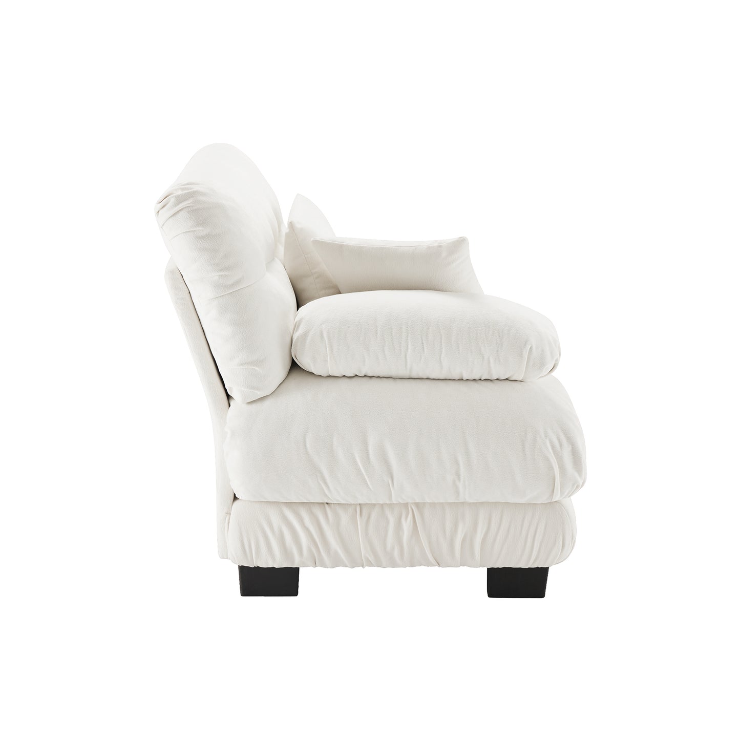 27 Sofa LSF W/2 pillows -White image 3