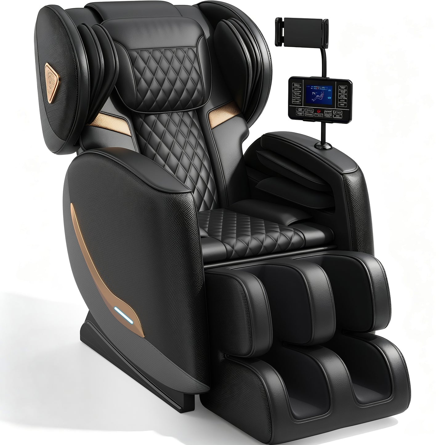Massage Chair Full Body and Recliner, Zero Gravity Massage Chairs, 8 Fix Rollers, Airbags, Heating, Foot Massage, Auto Modes, Bluetooth Speaker and Touch Control Screen for Home and Office image 2