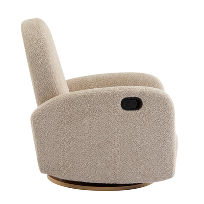 360 Swivel and Glider Recliner Chair-Almond image 8