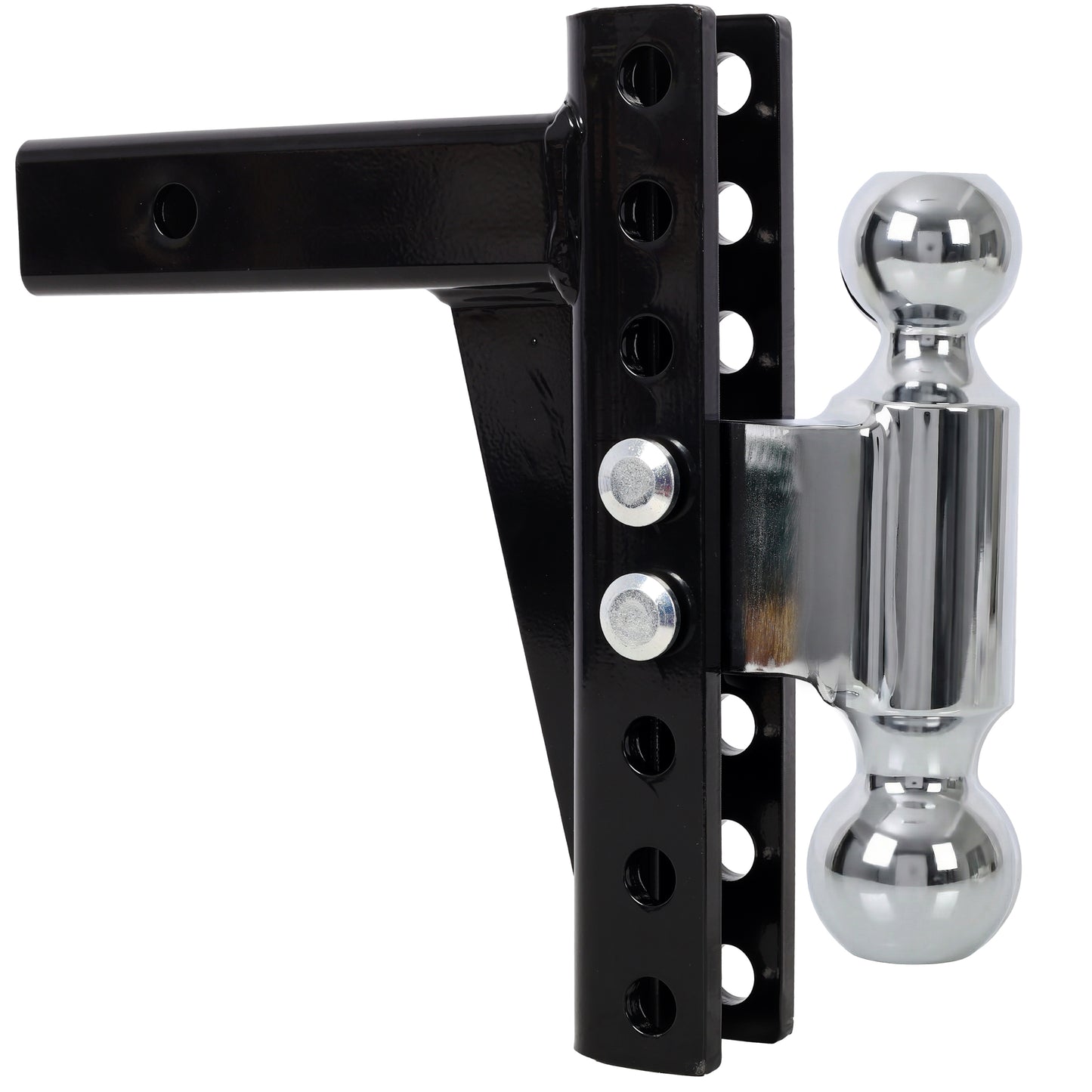 Adjustable Dual Ball Mount,12,000 lb & 10,000 lb Towing Capacity,Dual Hitch Balls (2" & 2‑5/16"), Fits 2" Receiver image 4
