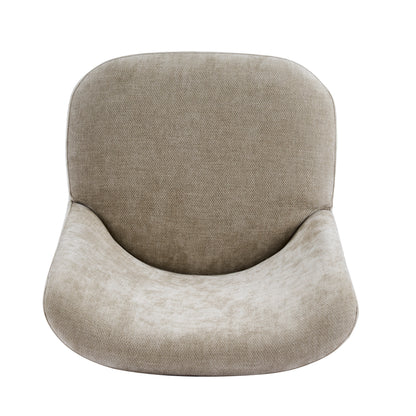 Indoor Dining Chair Set of 2, Modern Upholstered Fabric Chair with Sturdy Rubber Wood Frame, 300lbs Capacity, Creamy Oatmeal Design, Comfortable Seating for Dining Room/Living Area image 12
