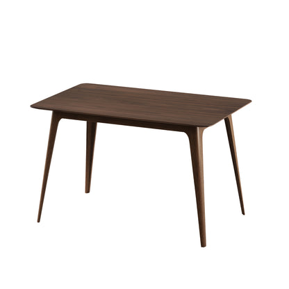 [Video] 5-Piece Dining Set 1 Table 4 Chairs, Rubberwood Frame, Faux Wood Tabletop, Retro - Elegant for Kitchen & Family Dining, Walnut+Light Gray (same sku: N759S002001D) image 9