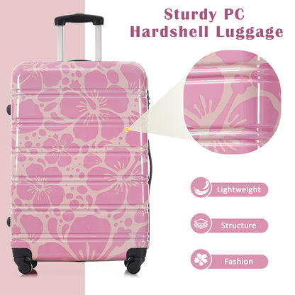 Hardshell Luggage Sets 3 pcs Spinner Suitcase with TSA Lock Lightweight-20"+24"+28" Luggages image 4