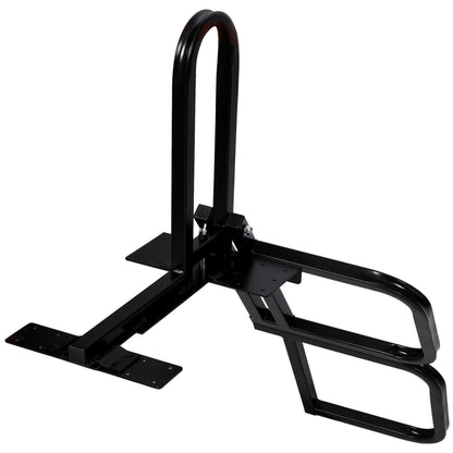 Foldable Pickup Truck Tailgate Two-Step Ladder - Universal Fit. Drilling Hex Screws for Easy Install. Load Capacity: 300 LBS. Serves To Secure Items In Truck Bed image 5
