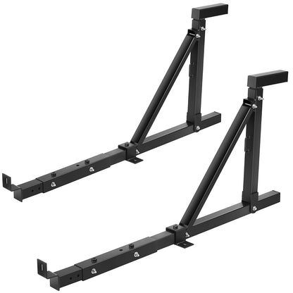 Truck Rack, 19-34inch Extendable Truck Ladder Rack, 38.6"-43.6" Adjustable Height, 250 lbs Capacity Steel Ladder Rack for Truck, Heavy Duty Truck Bed Rack for Kayak, Surfboard, Lumber, Ladder image 4