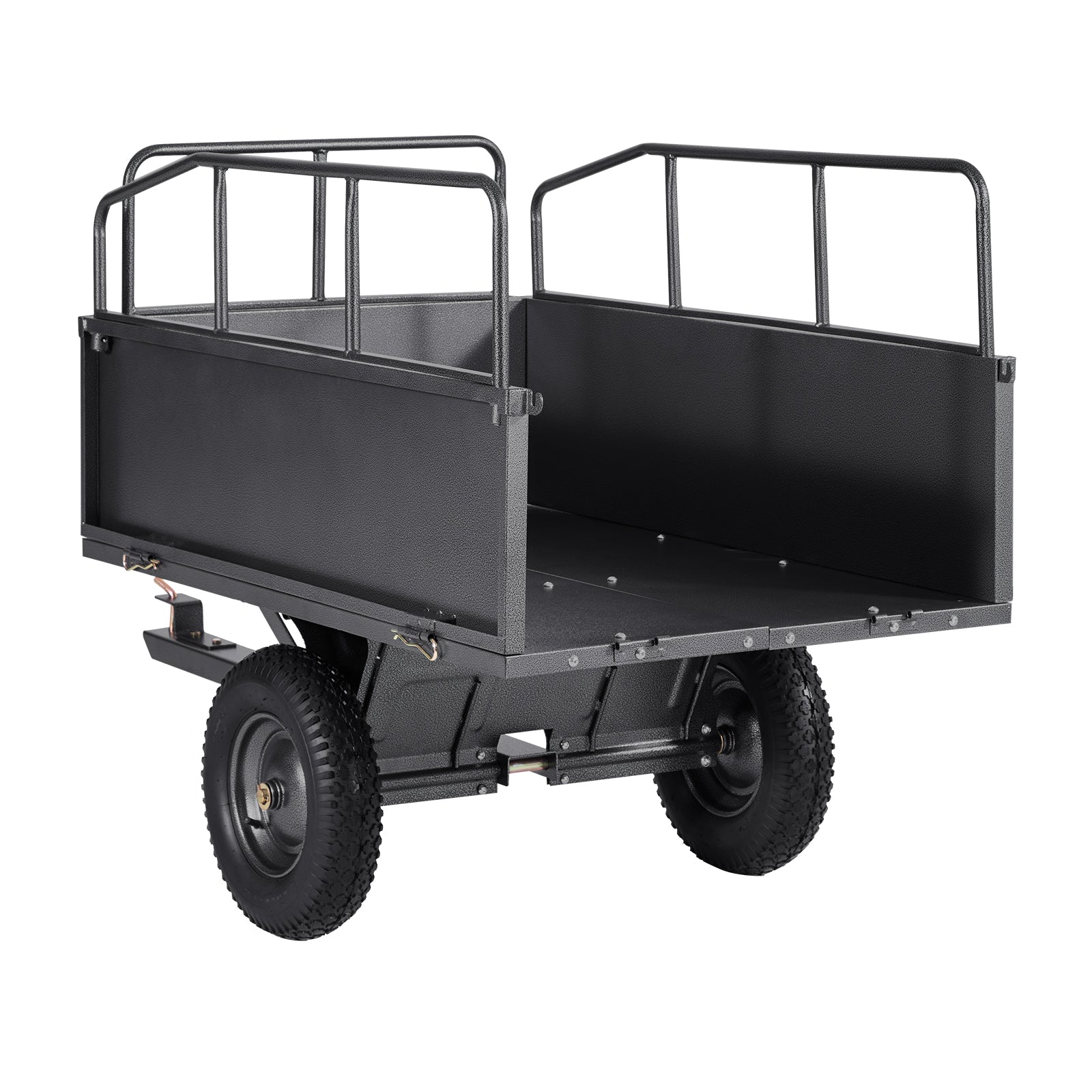 Steel Dump Cart 17 Cu. Ft 600LB for ATV/UTV Trailer Tow Behind Heavy Duty image 7