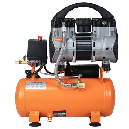 Quiet Low Noise Oil Free Air Compressor, Mini Portable Electric Air Compressor Low Noise for Home, Inflator, Small Pneumatic Tools image 4