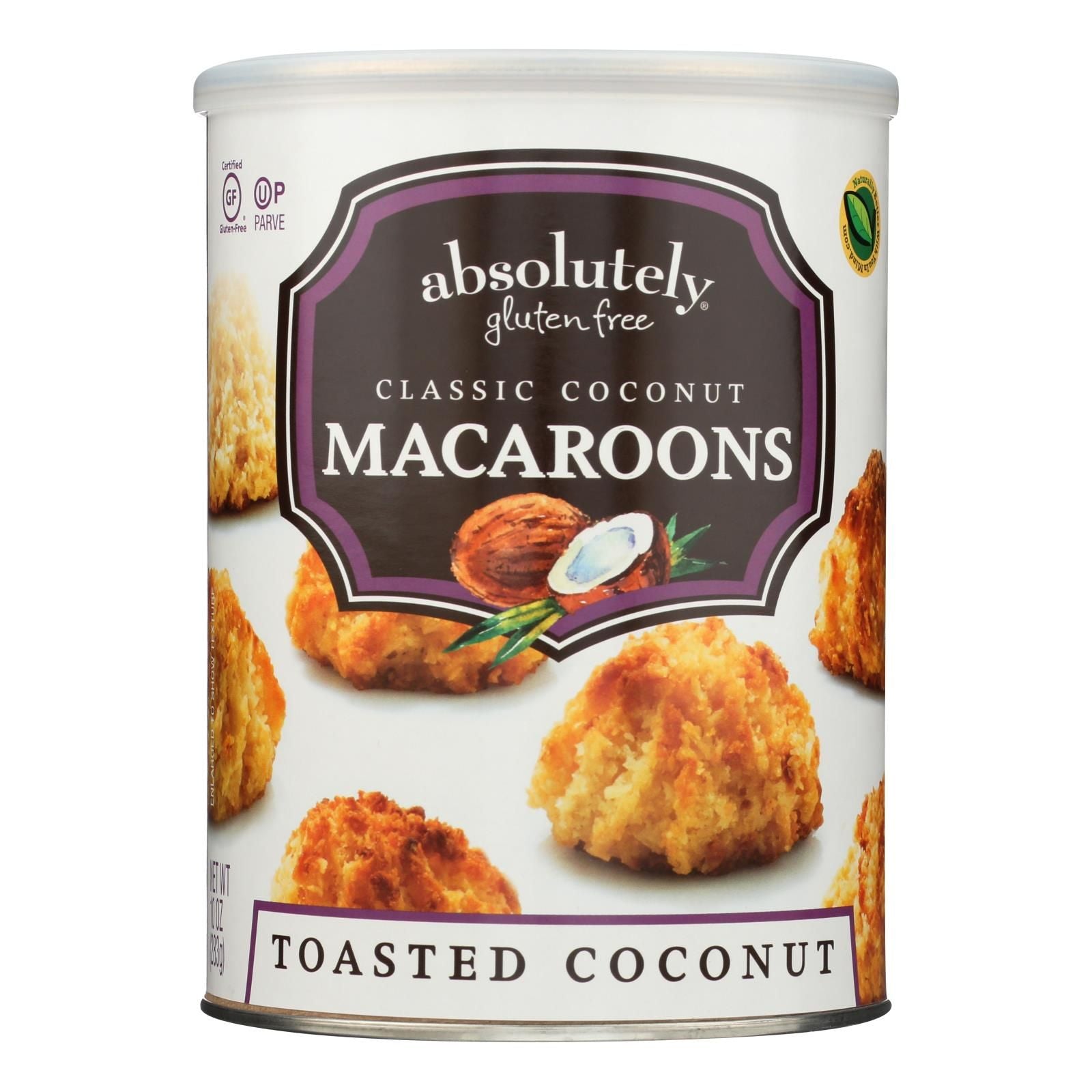 Absolutely Gluten Free Macaroons - Coconut - Classic - Case Of 6 - 10 Oz image 1