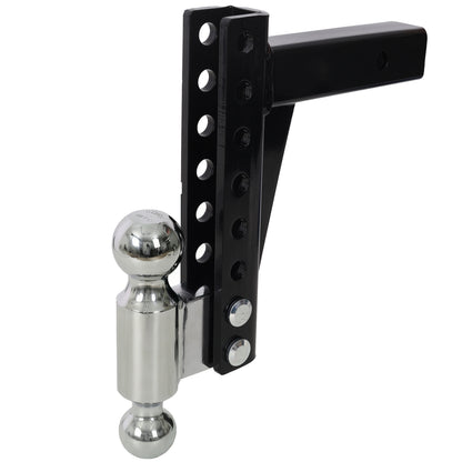 Adjustable Dual Ball Mount,12,000 lb & 10,000 lb Towing Capacity,Dual Hitch Balls (2" & 2‑5/16"), Fits 2" Receiver image 7