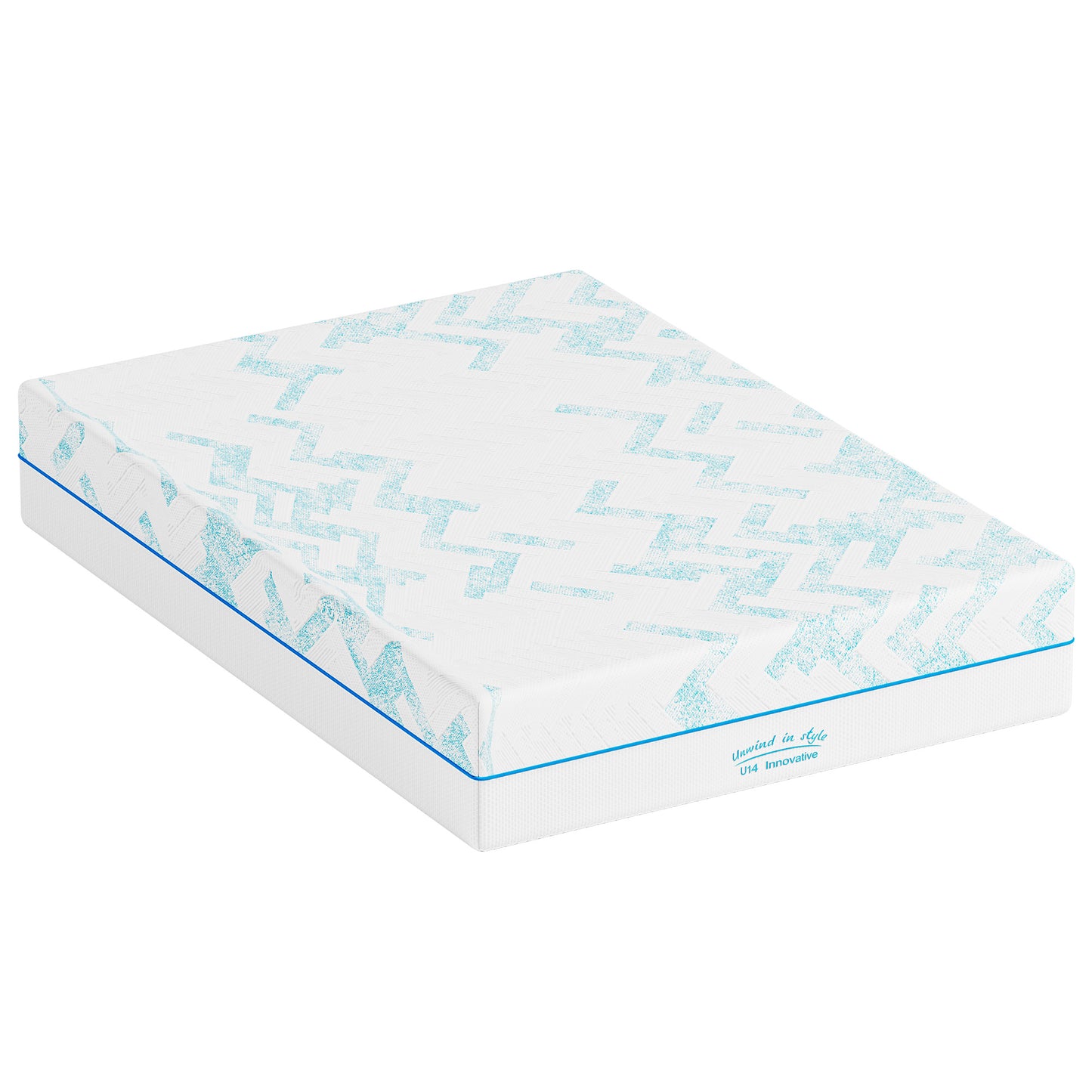 10-inch RV Latex Memory Foam Mattress, short queen size, large format, free of glass fibers, medium hardness texture, breathable memory foam. image 9