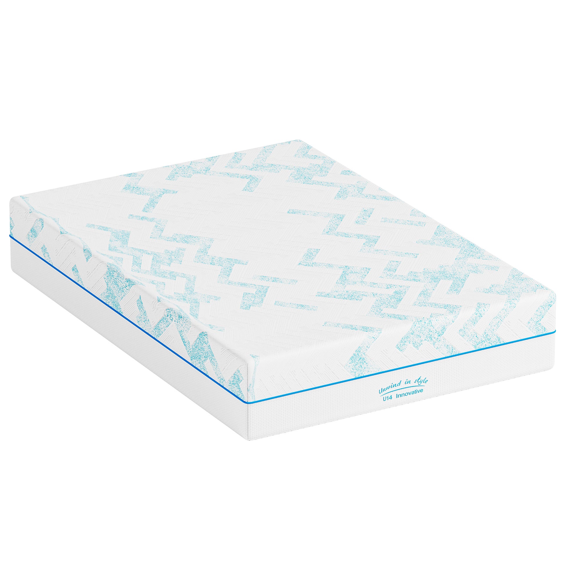 10-inch RV Latex Memory Foam Mattress, short queen size, large format, free of glass fibers, medium hardness texture, breathable memory foam. image 9