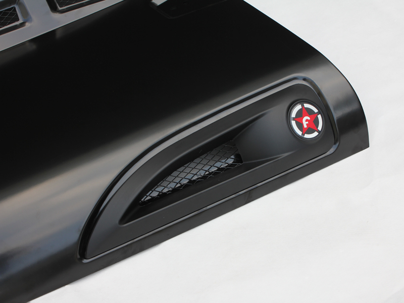 The Avenger Style Replacement Hood Compatible with 2007-2017 Jeep Wrangler JK JKU Unlimited Rubicon Black image 11