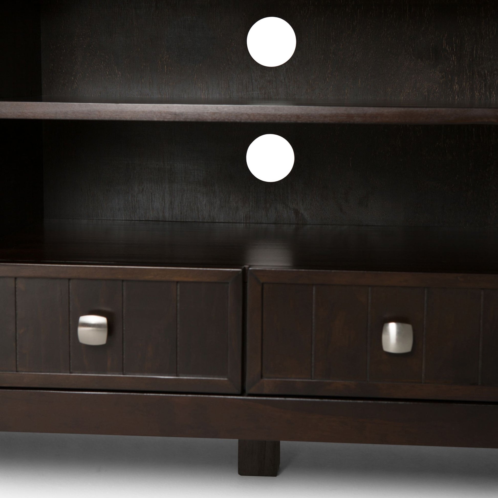 Acadian 60 inch Wide Solid Wood TV Stand in Brunette Brown For TVs up to 65 inches image 4