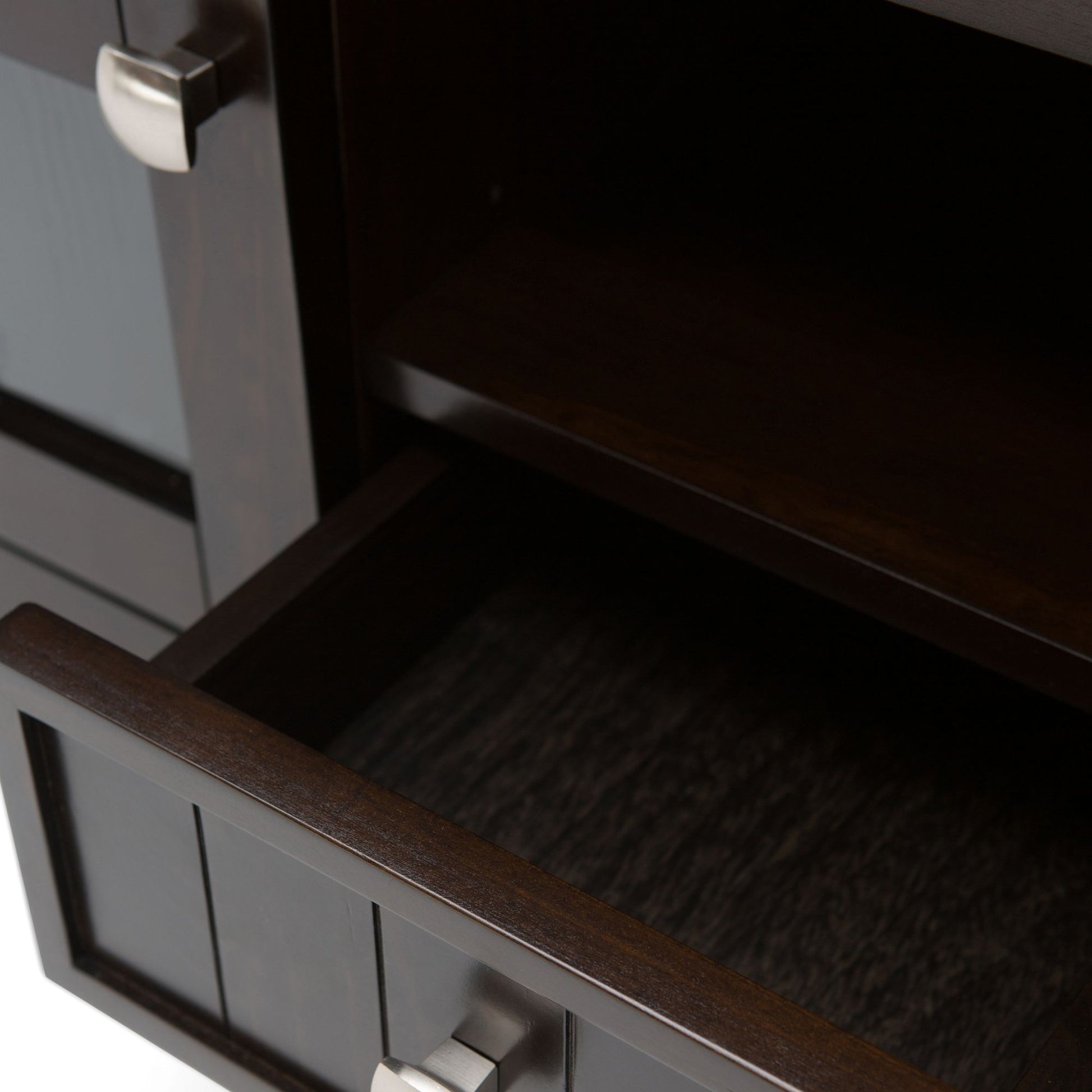 Acadian 60 inch Wide Solid Wood TV Stand in Brunette Brown For TVs up to 65 inches image 7