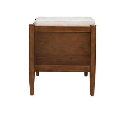 Accent Bench with Storage and Upholstered Cushion image 7