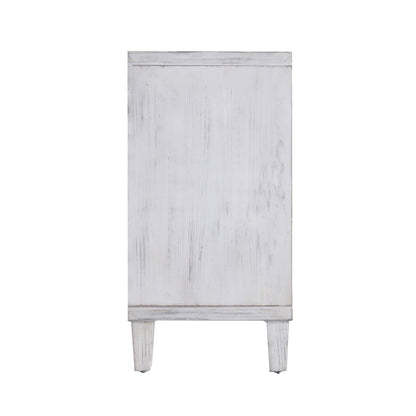 Accent Cabinet 4 Door Wooden Cabinet Sideboard Buffet Server Cabinet Storage Cabinet, for Living Room, Entryway, Hallway image 9