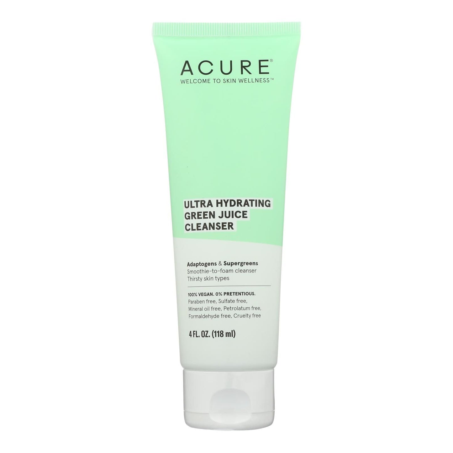 Acure - Cleanser Ultra Hydrt Green Juice - 1 Each-4 Fz image 1