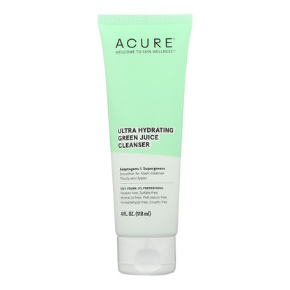 Acure - Cleanser Ultra Hydrt Green Juice - 1 Each-4 Fz image 1