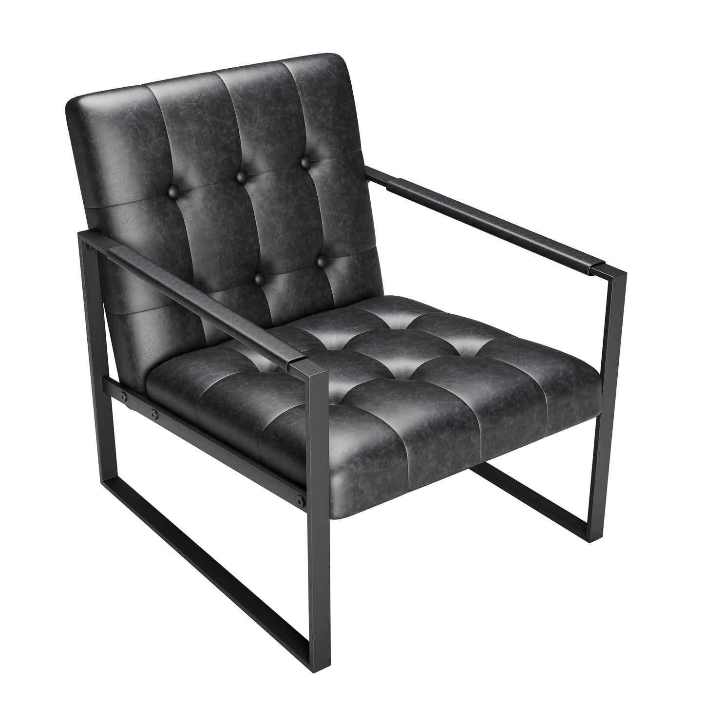 Accent Chair Modern Upholstered Accent Chair, Linen Sofa Chair for Bedroom, Living Room, Office image 10
