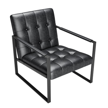 Accent Chair Modern Upholstered Accent Chair, Linen Sofa Chair for Bedroom, Living Room, Office image 10