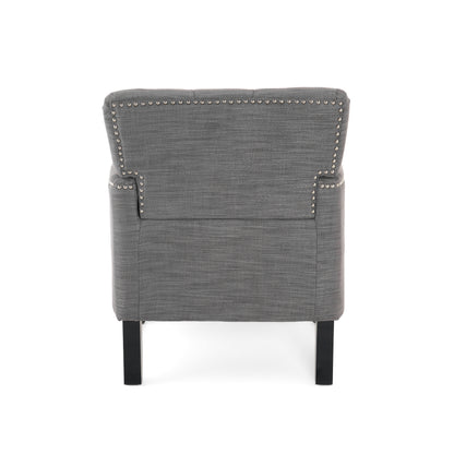HARRISON TUFTED CLUB CHAIR image 12