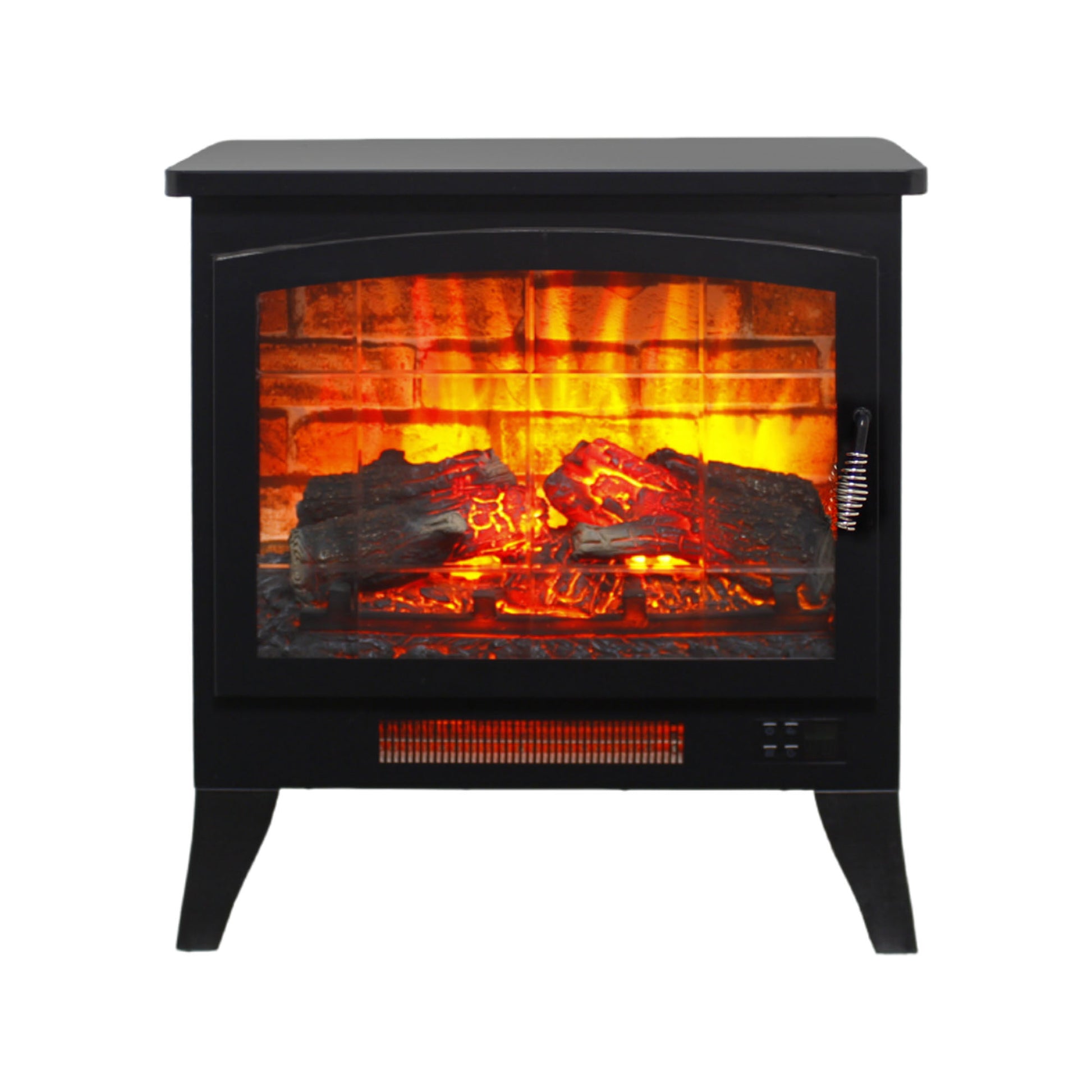 21 inchThree-sided Freestanding Electric Fireplace Stove heater with 3D Flame effect with remote control image 10