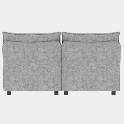 Modular Sectional Sofa, Convertible Sofa Seat With Storage, Sleeper Sectional Sofa Set, Fabric Flexible Modular Combinations for Living Room image 6