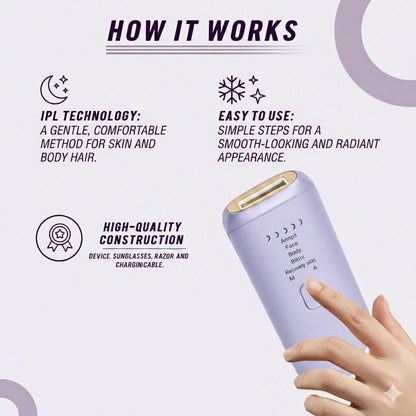 Advanced Hair Trimmer for Women – Gentle At-Home Face and Body Groomer with Protective Kit image 4
