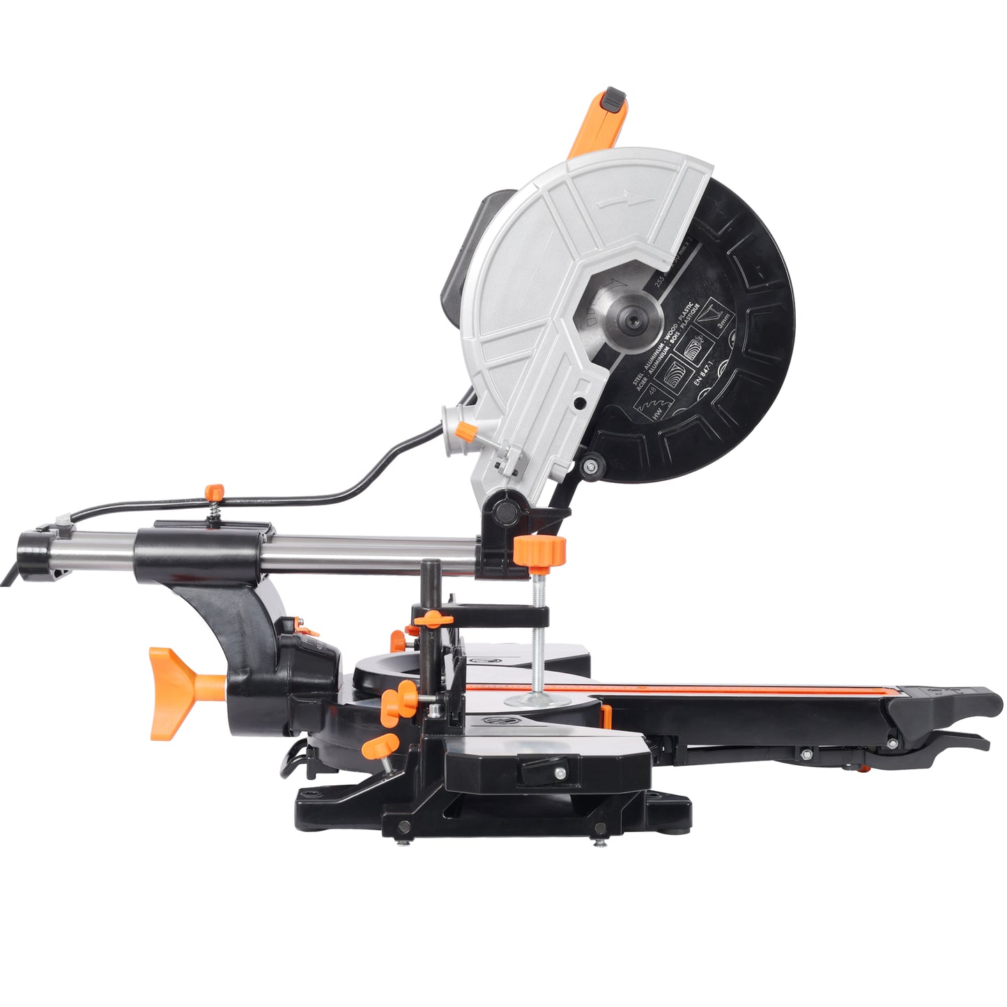 10in Single Bevel Double Speed Sliding Miter Saw,48T Blade,2-Speed 5000/3200 RPM,3.5x13in Cutting Capacity,ETL certificate image 10